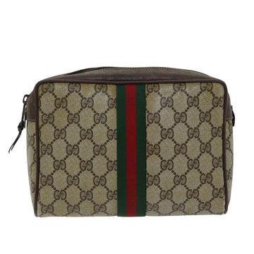 Gucci Sherry Beige Canvas Clutch New 1:1 Bags