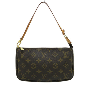 Louis Vuitton Pochette Accessoire  Canvas Clutch Bag