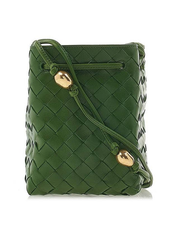 Luxury Bottega Veneta Intrecciato Small Bucket Bag Avocado