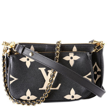Multi Pochette Bicolor Empreinte