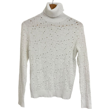 Chanel Coco Mark Knit Turtleneck Sweater