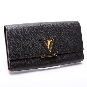 Capucines Wallet Large Black