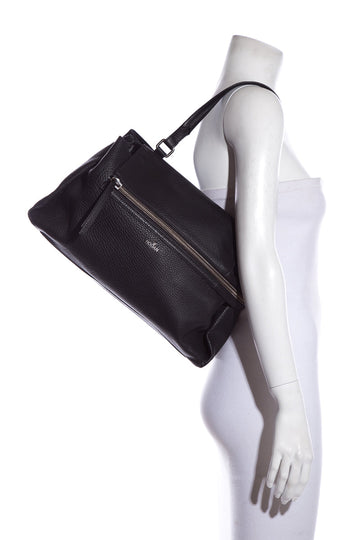 Hogan Black Leather Handbag