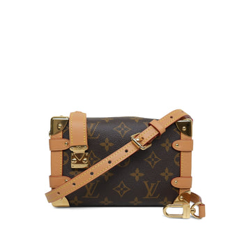 Louis Vuitton Brown Monogram Canvas Side Trunk PM Bag