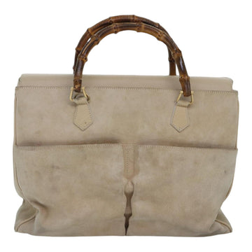 Gucci Bamboo Beige Suede HandNew 1:1 Bags