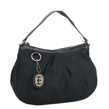 Gucci Sukey Black Canvas Shoulder New 1:1 Bags