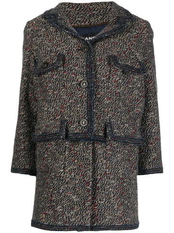Layered Tweed Jacket