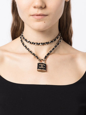 Logo Padlock Necklace