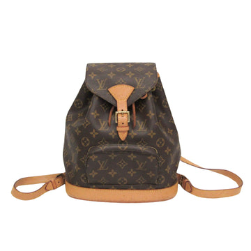 Louis Vuitton Montsouris Mm  Canvas Backpack Bag