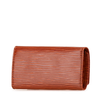 Brown Louis Vuitton Epi 4 Key Holder