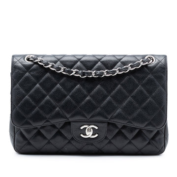 Classic Double Flap Bag Quilted Leather Jumbo