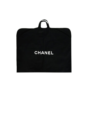 Chanel Black Canvas Garment Bag