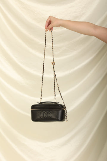 Top Quality Chanel Leather Mini Timeless Vanity