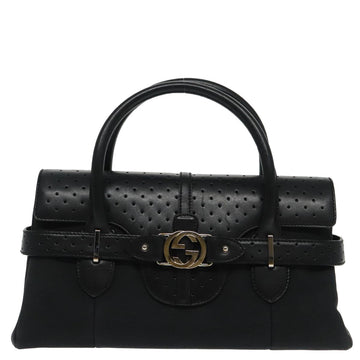 Gucci Interlocking Black Leather HandNew 1:1 Bags