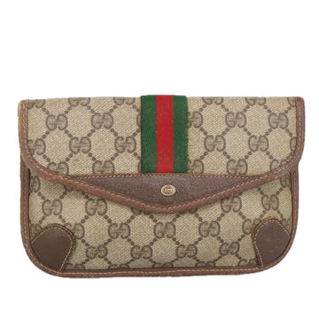 Gucci Ophidia Beige Canvas Clutch New 1:1 Bags