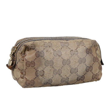 Gucci Gg Crystal Beige Canvas Clutch New 1:1 Bags