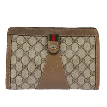 Gucci Ophidia Beige Canvas Clutch New 1:1 Bags