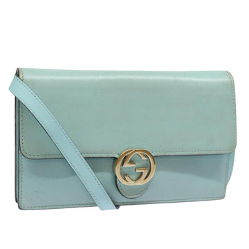Gucci Blue Leather Wallet