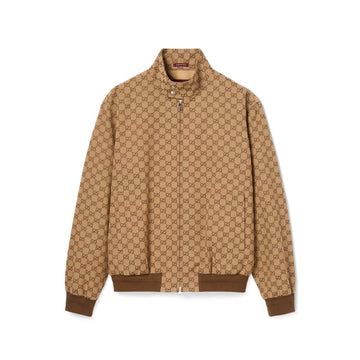 Gucci Gg Canvas Bomber Jacket