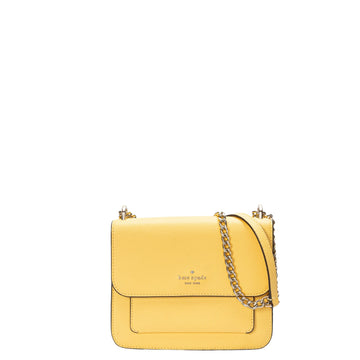 Kate Spade Remi Yellow Flap Shoulder Bag
