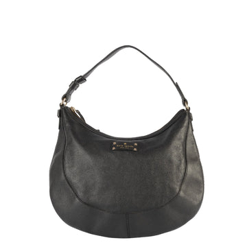 Kate Spade Black Leather Hobo Bag