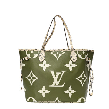 Louis Vuitton Olive Monogram Canvas Neverfull Bag