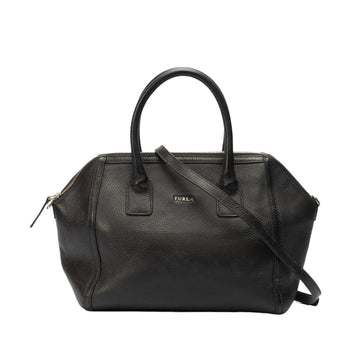 Furla Pebbled Leather Satchel