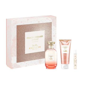 COACH DREAMS SUNSET 3S SET (EDP 90ML +B/L 100ML+EDP 7.5 ML)