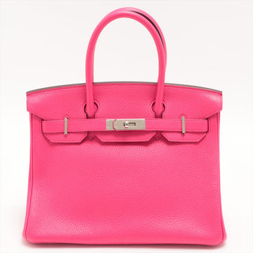 Hermes Birkin 30 Taurillon Leather Rose