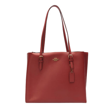 Coach Red Mollie Tote Bag