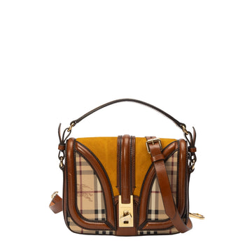 Burberry Haymarket Check Brickfield Crossbody Bag