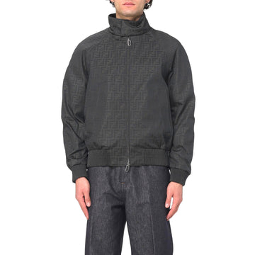Fendi Fendi Men Embroidered Polyester Blend Bomber Jacket
