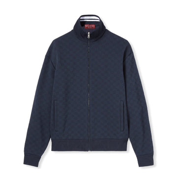 Gucci Gg Technical Jersey Zip Jacket