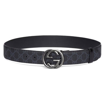 Gg Belt With Interlocking G Buckle