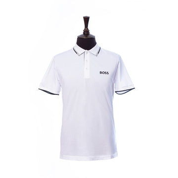 Paddy Polo Shirt In Cotton Piqua With Logo Undercollar