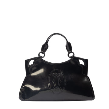 Cartier Black  Leather Marcello de Cartier Bag
