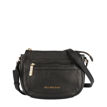 Michael Kors Black Leather Crossbody Bag