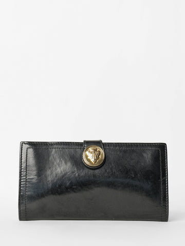 Gucci Black Leather Hysteria Wallet