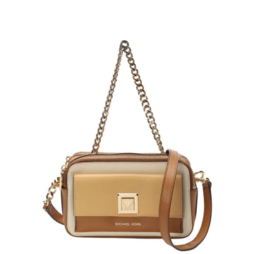 Michael Kors Sylvia Tri-Colour Crossbody Bag