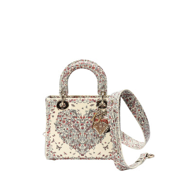Dior Multicolor Amour de Roses Print Small Lady Dior Bag