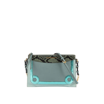 Burberry Python Trim Crossbody Bag