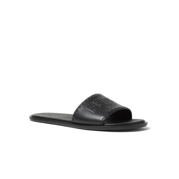 Fendi Roma Leather Slides