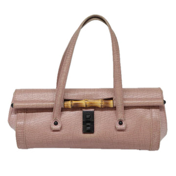 Gucci Bamboo Pink Leather HandNew 1:1 Bags