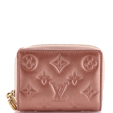 Coussin Lou Wallet Monogram Embossed Leather
