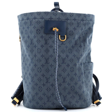 Chalk Backpack Monogram Denim