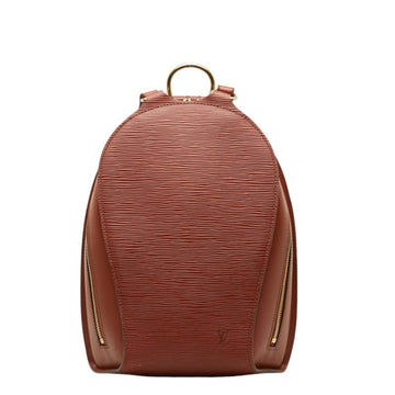 Louis Vuitton Mabillon  Leather Backpack Bag