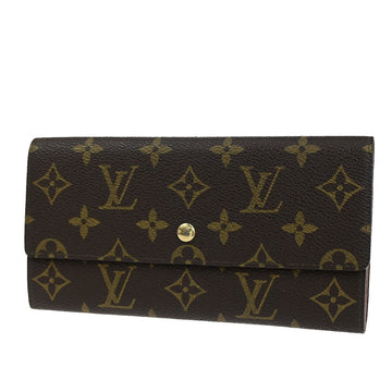 Louis Vuitton Portefeuille Sarah  Canvas Wallet