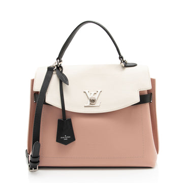 Louis Vuitton Leather Lockme Ever MM Top Handle