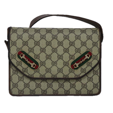 Gucci Horsebit Beige Canvas Shoulder New 1:1 Bags