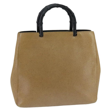 Gucci Bamboo Beige Leather HandNew 1:1 Bags